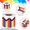 500 Pcs Pride Stickers Roll 2x1.22in – Rainbow Flag LGBT Decals